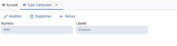 Fiche type carburant